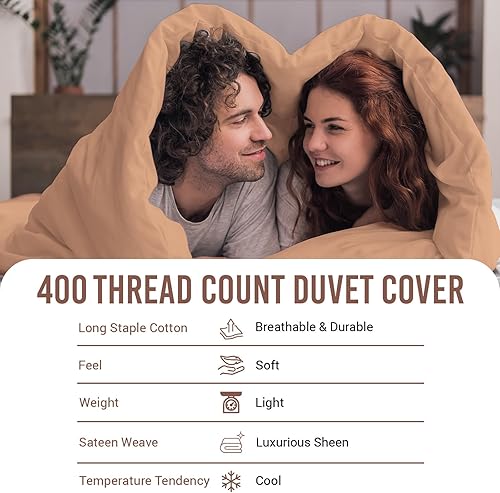 Miniatura 2 de Funda de edredón 100% algodón Dobby a rayas gris antracita, tamaño matrimonial, 300 hilos de algodón de fibra larga Damasco funda de edredón