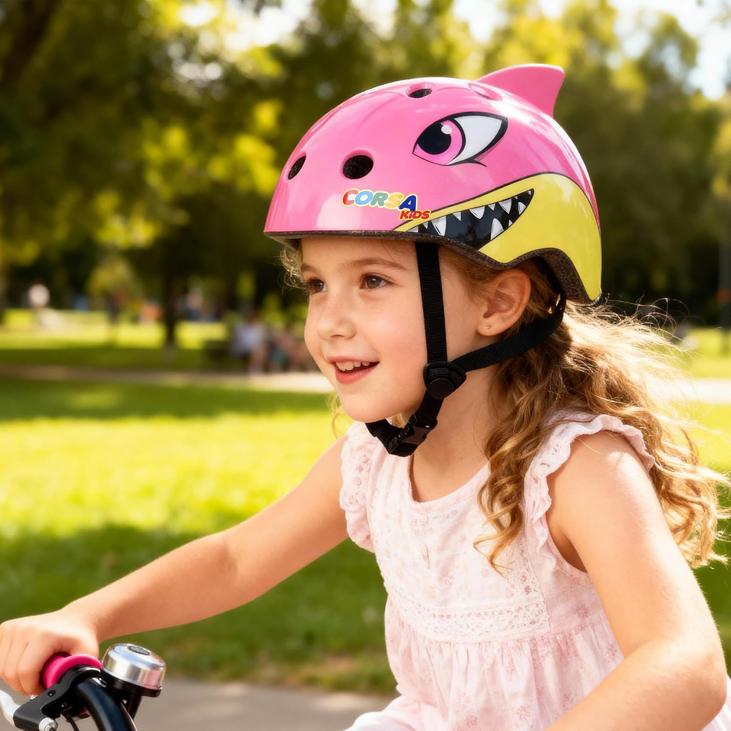 Toddler Kids Bike Helmet, Adjustable and Multi-Sport, 3 Sizes for Ages 1-2-3-5-8-14 Years Child Infant Boys Girls