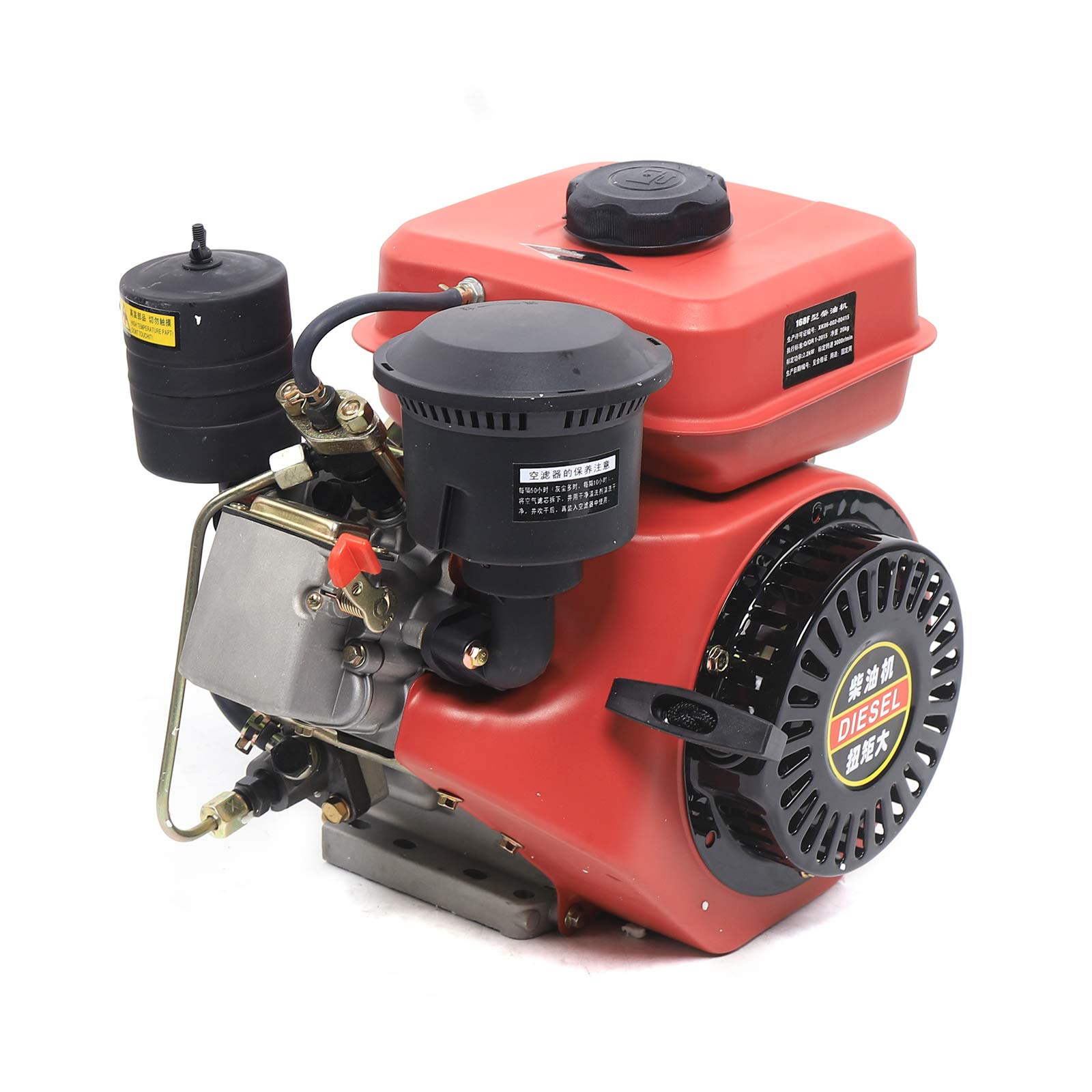 Buy Diesel Engine, TBVECHI 4 Stroke 196CC Engine Air Cooling Single