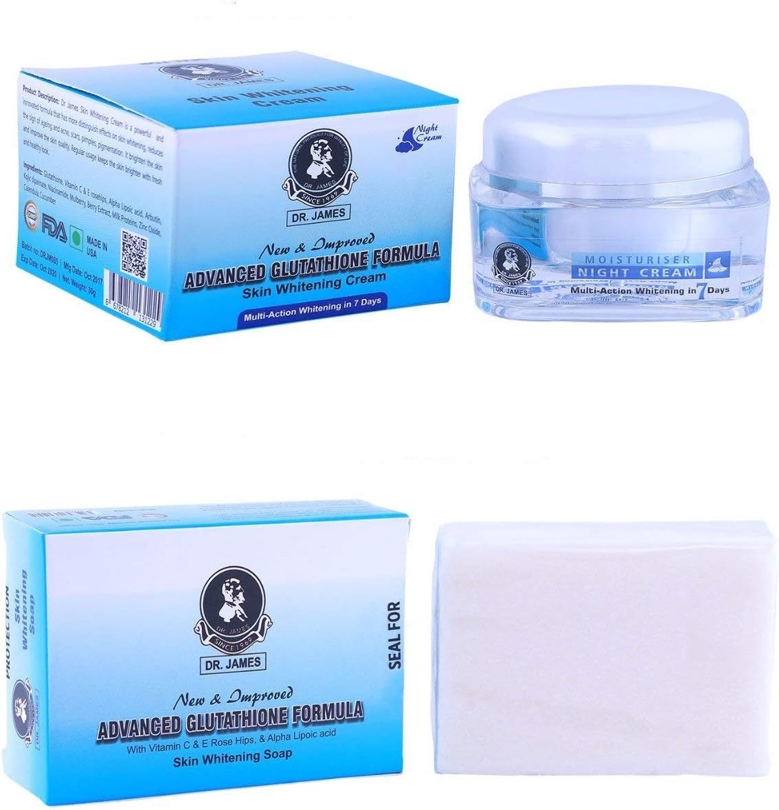 dr james Combo Pack of Cream and Soap
