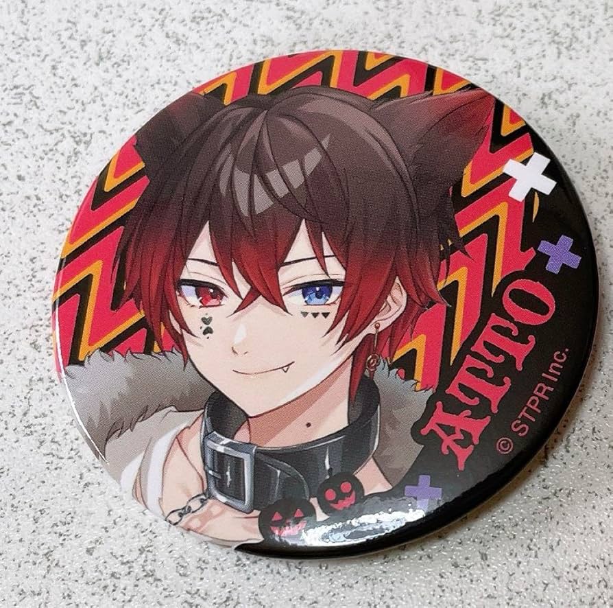 AMPTAK あっとくん Red 缶バッジ 70点 あっとくん / 「Red」ランダム缶バッジ(全6種) – UNIVERSAL