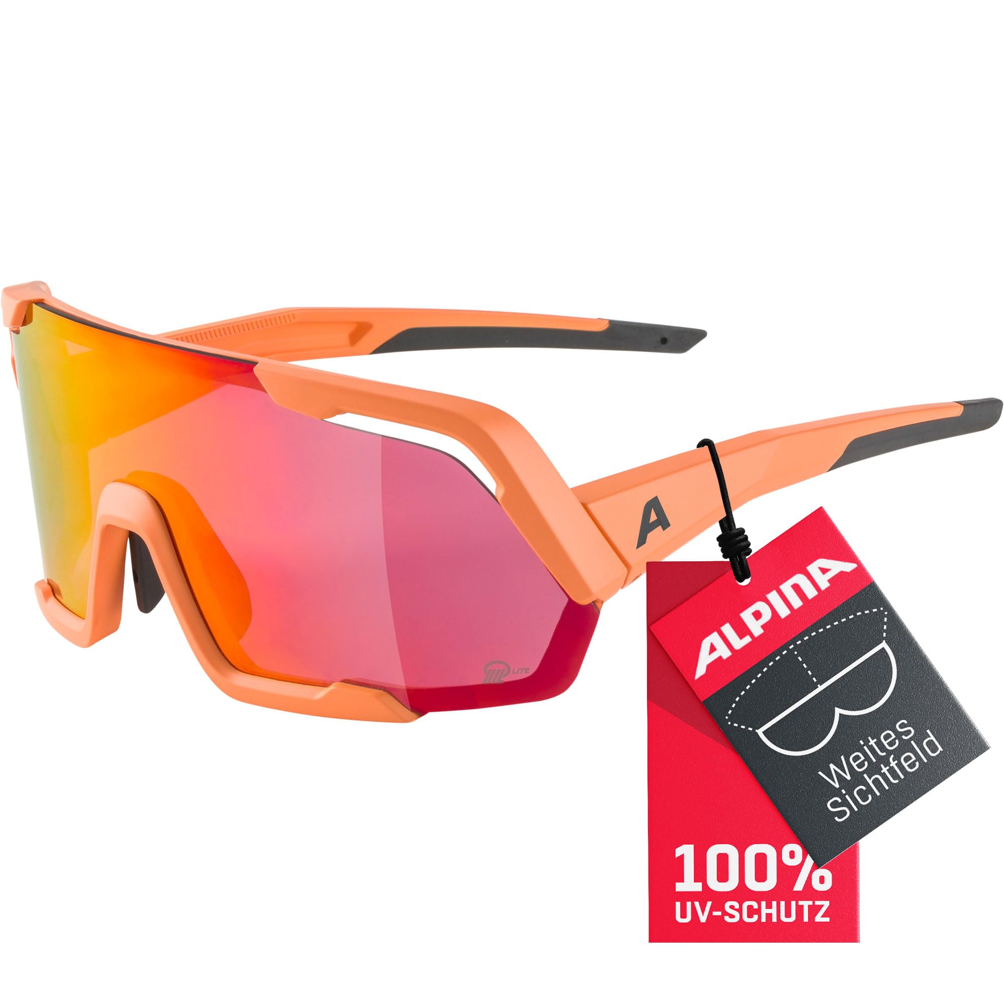 ALPINA ROCKET V - Selbsttönende, Bruchfeste & Beschlagfreie Sport- & Fahrradbrille Mit 100% UV-Schutz Für Erwachsene