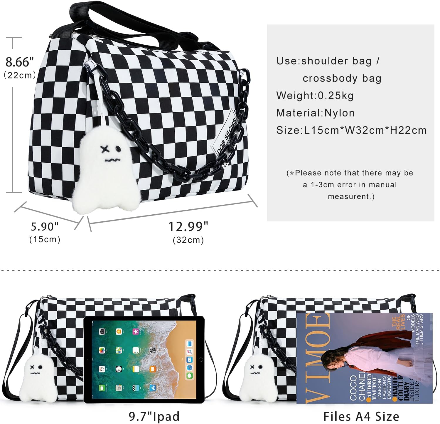 DOB SECHS Crossbody Purse Small Messenger Bags for Women Shoulder Bag… - Image 6