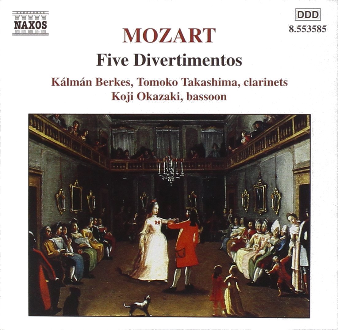 Wolfgang Amadeus Mozart - Five Divertimentos CD Album - Used