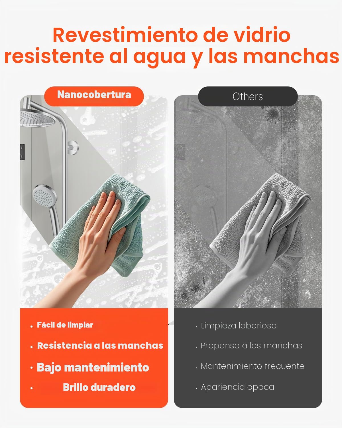 VEVOR Puerta de Ducha para Bañera 1295 x 1422 mm, Puerta de Ducha Plegable de Tres Pliegues sin Marco con Bisagras, Puerta de Vidrio Templado Giratoria de 180°, Grosor de Vidrio de 6 mm, Negro