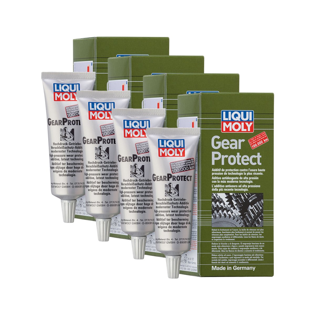Liqui Moly 4X 1007 Gear Protect Getriebeöl Schutz Additiv 80ml