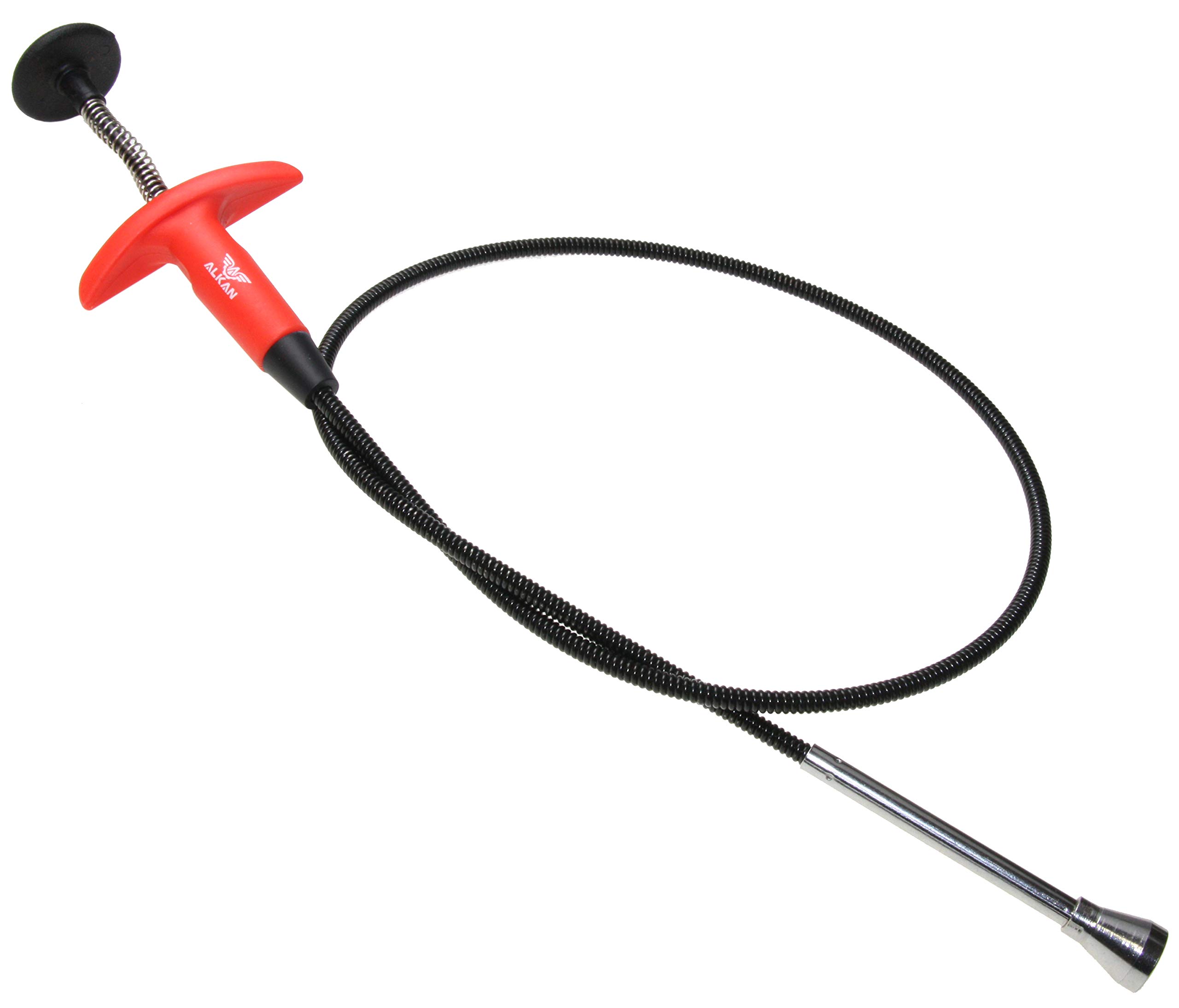 Pince à griffes flexible 2 en 1 - Outil de préhension (système de pression à ressort) avec anneau magnétique - 94 cm - Extra long