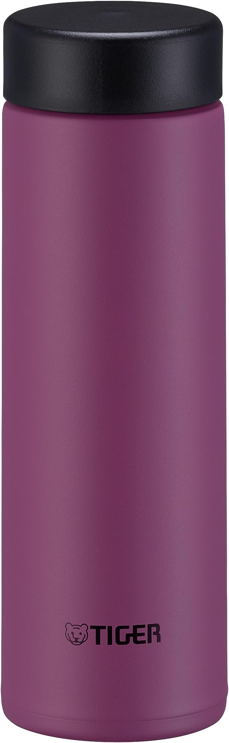 TIGER Water Bottle, 10.1 fl oz (300 ml), White Water, Screw Stainless Steel Bottle, Includes Lid and Seal, Easy to Wash Only 2 Pieces, Easy Cap, Vacuum Insulated, Mug Hot or Cold Insulated, Tumbler