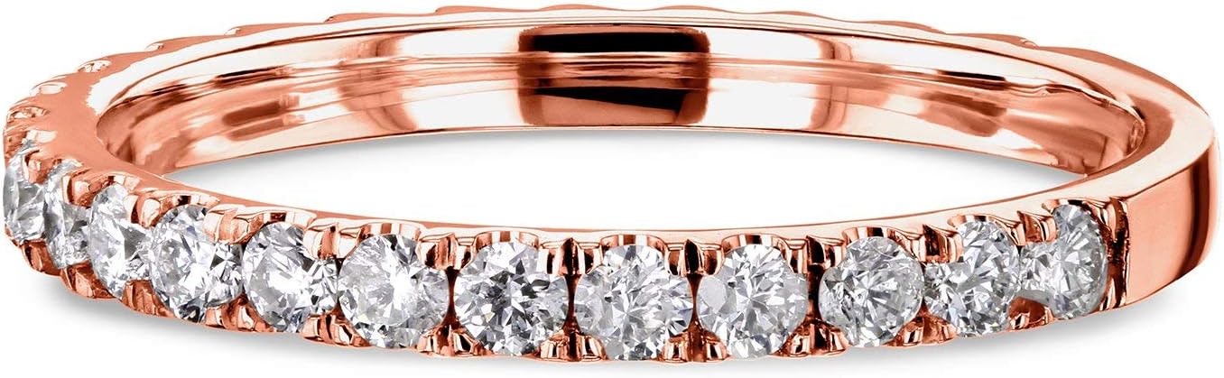 Kobelli Diamond 3-Quarter Eternity Wedding Band 14k 1/2 Carat