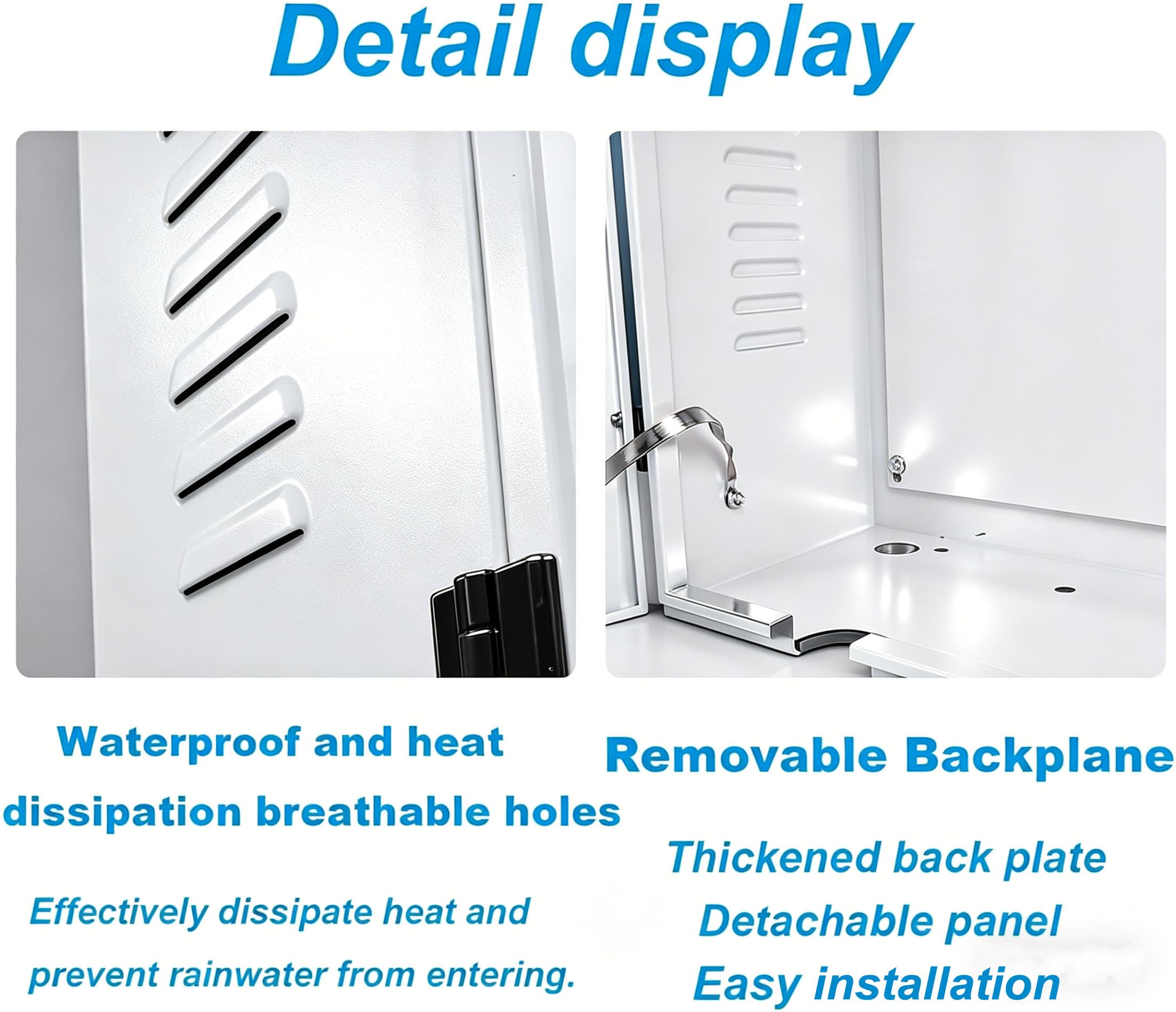 Wallbox Caja protectora contra la intemperie, funda universal para cargadores tipo 1/tipo 2, con gancho de almacenamiento y protección antirrobo, IP54 resistente al agua y al polvo (blanco)