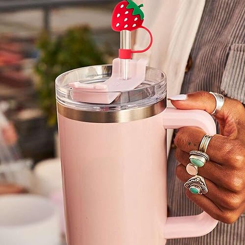 Miniatura 5 de Stanley - 3 fundas de popote Stanley de 0.4 pulgadas0.394 in, bonitas fundas de popote Stanley, protector de popote Stanley, fundas de popote