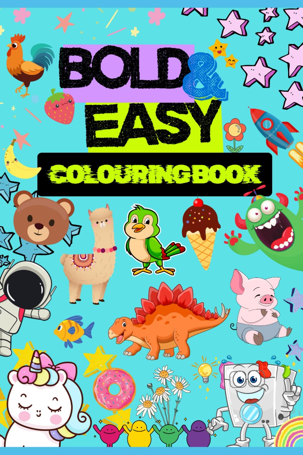 Bold & Easy Colouring Book