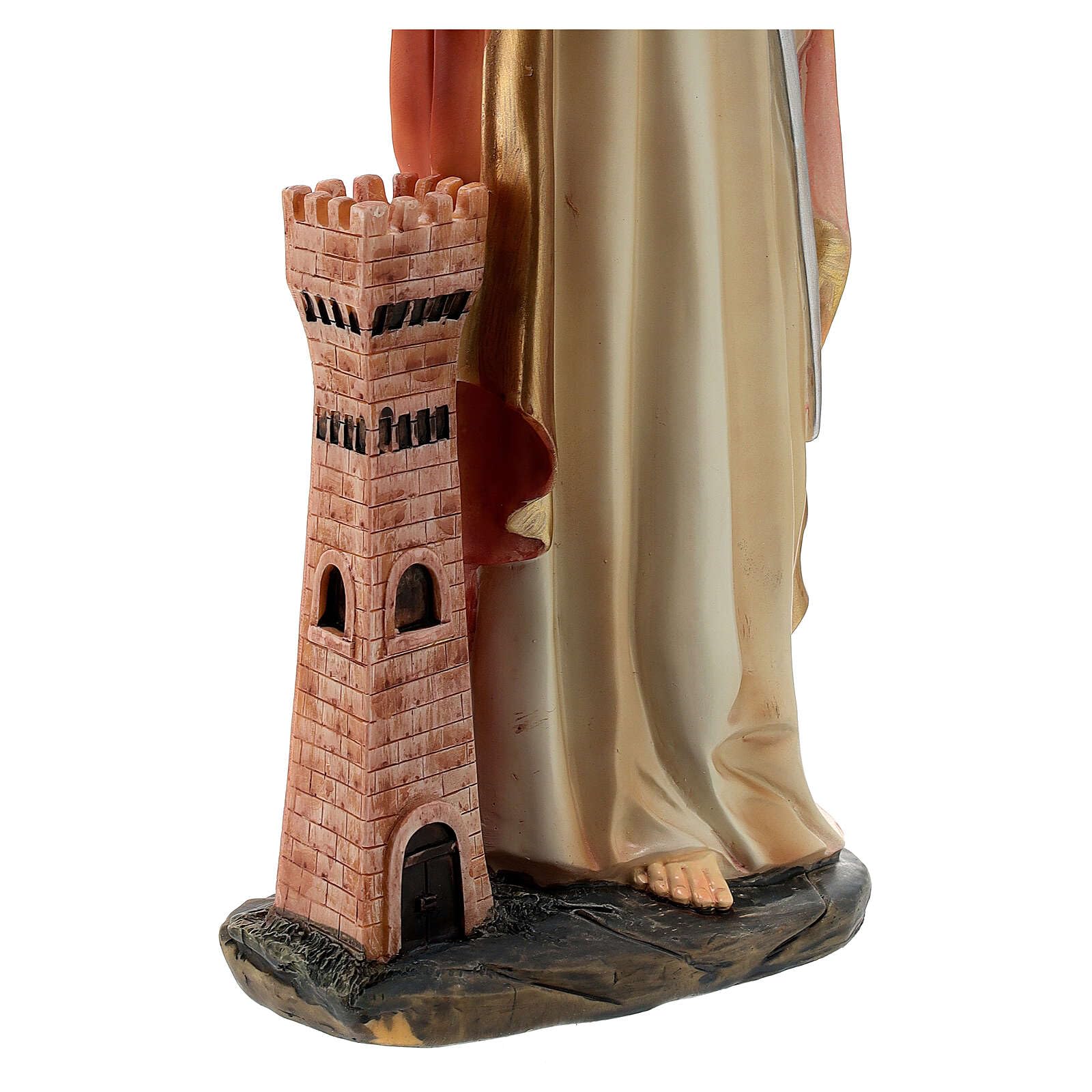 Holyart Statues en résine et PVC: Statue Sainte Barbe 40 cm résine