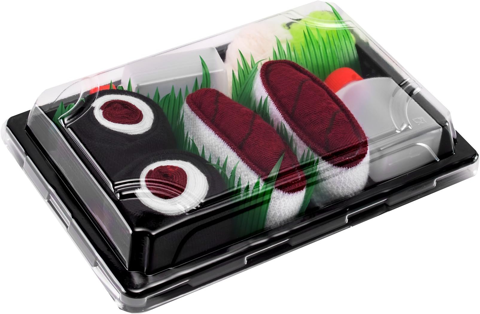 Rainbow SocksWoman Man Sushi Socks Box Tuna and Tuna Maki - 2 Pairs