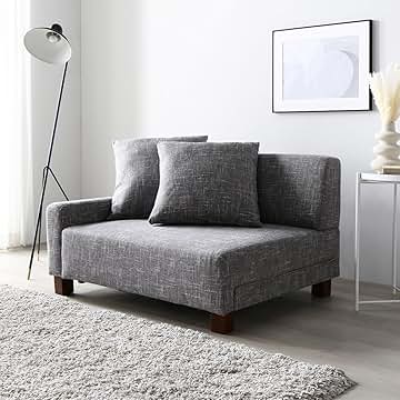 1人掛けソファ ブラウン 1.5人掛け 幅100 ステンレス脚 1人掛けソファ ブラウン 1.5人掛け 幅100 ステンレス脚 1人掛けソファ