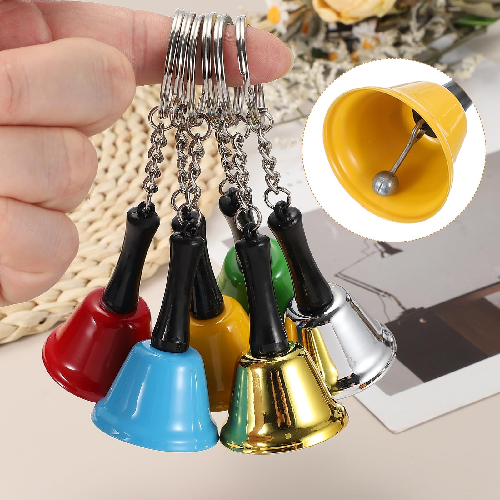 PATIKIL 2 PCS Mini Hand Bell - Image 3