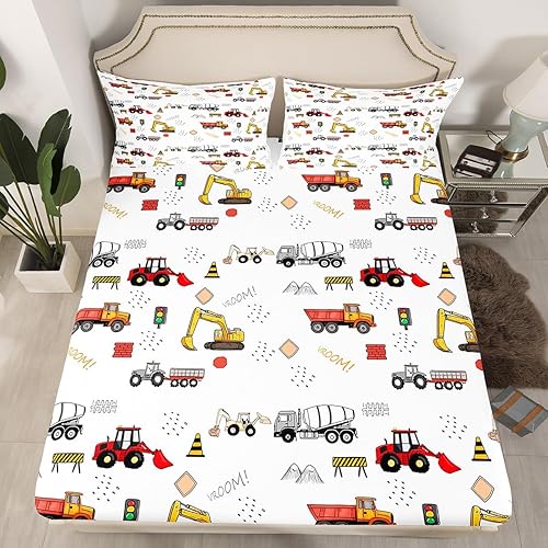 Vista 52 de Erosebridal Sábanas tamaño Queen de animales del zoológico para niños pequeños, sábanas de tren de dibujos animados, lindo juego de sábanas