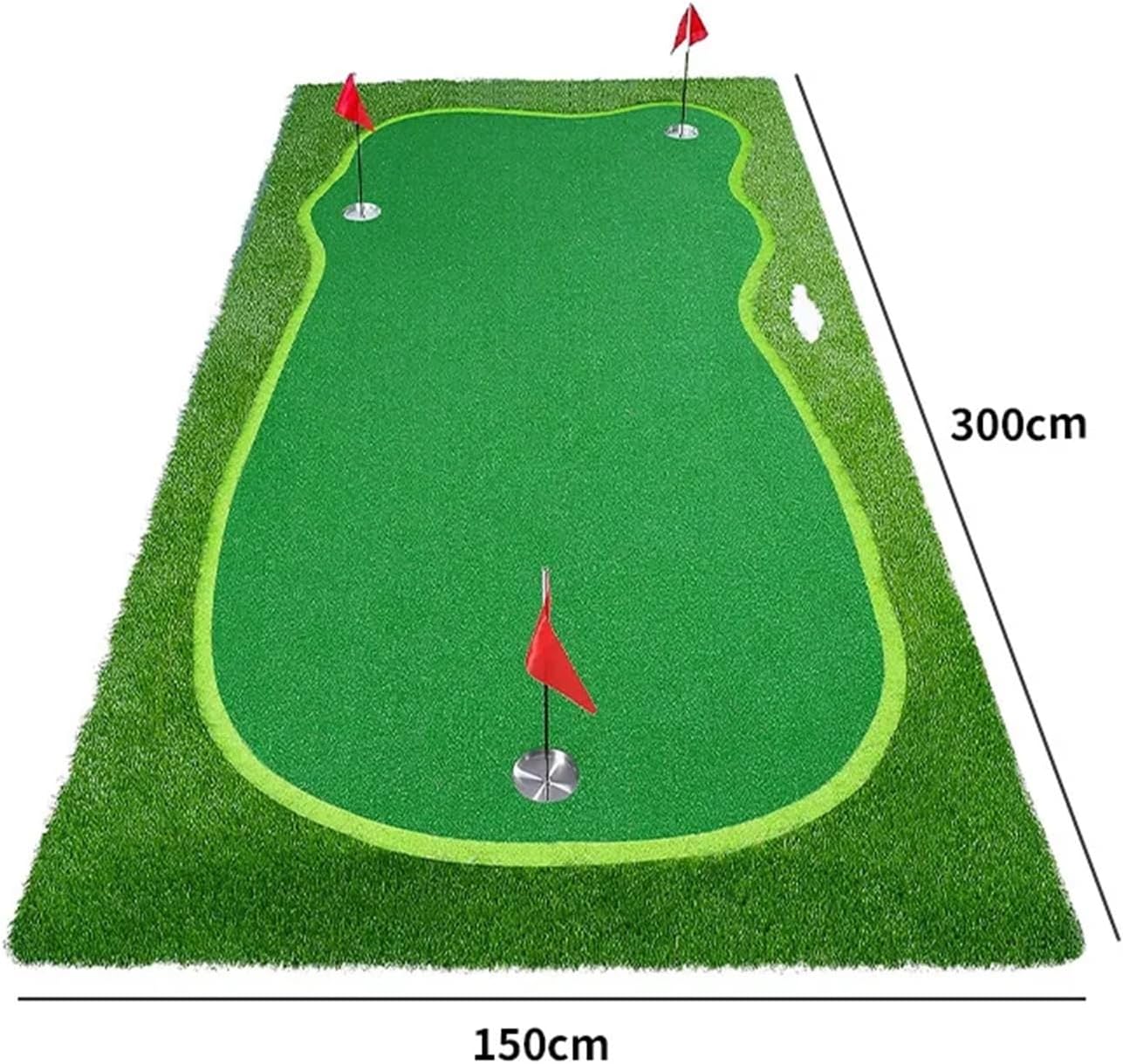 Portable Indoor Golf Putting Green Mat for Golf Simulation and Putter Training