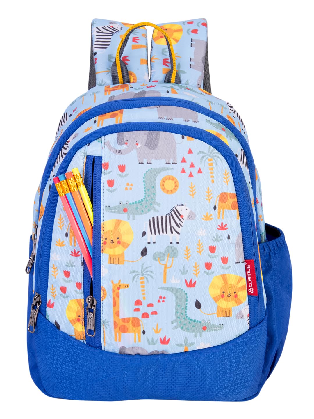 COSMUS TINY TOTS ANIMO torba szkolna z nadrukiem 20 l - 40 cm plecak dziecięcy idealny dla chłopców i dziewcząt w wieku 2-5 lat | plecaki na co dzień dla studentów