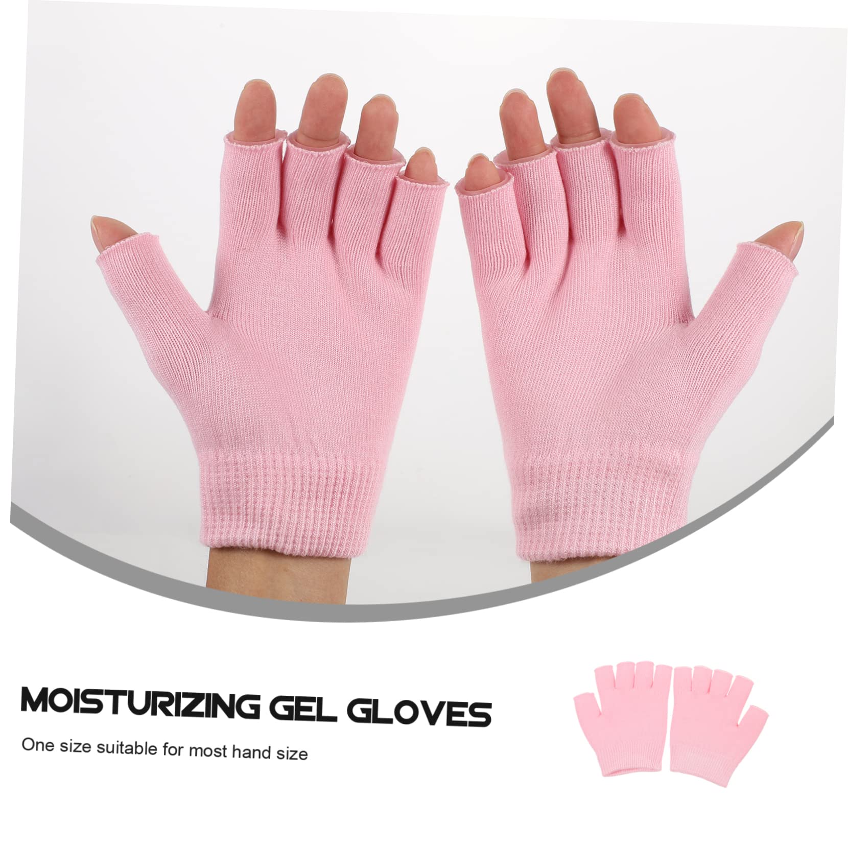 FOMIYES 3 Paia Guanti Idratanti in Gel Guanti Spa Idratanti in Gel Guanti Da Notte Per Asciutte Lozione Maschile Mano Computer Immersione Rosa Mancare Gel Per La Pelle