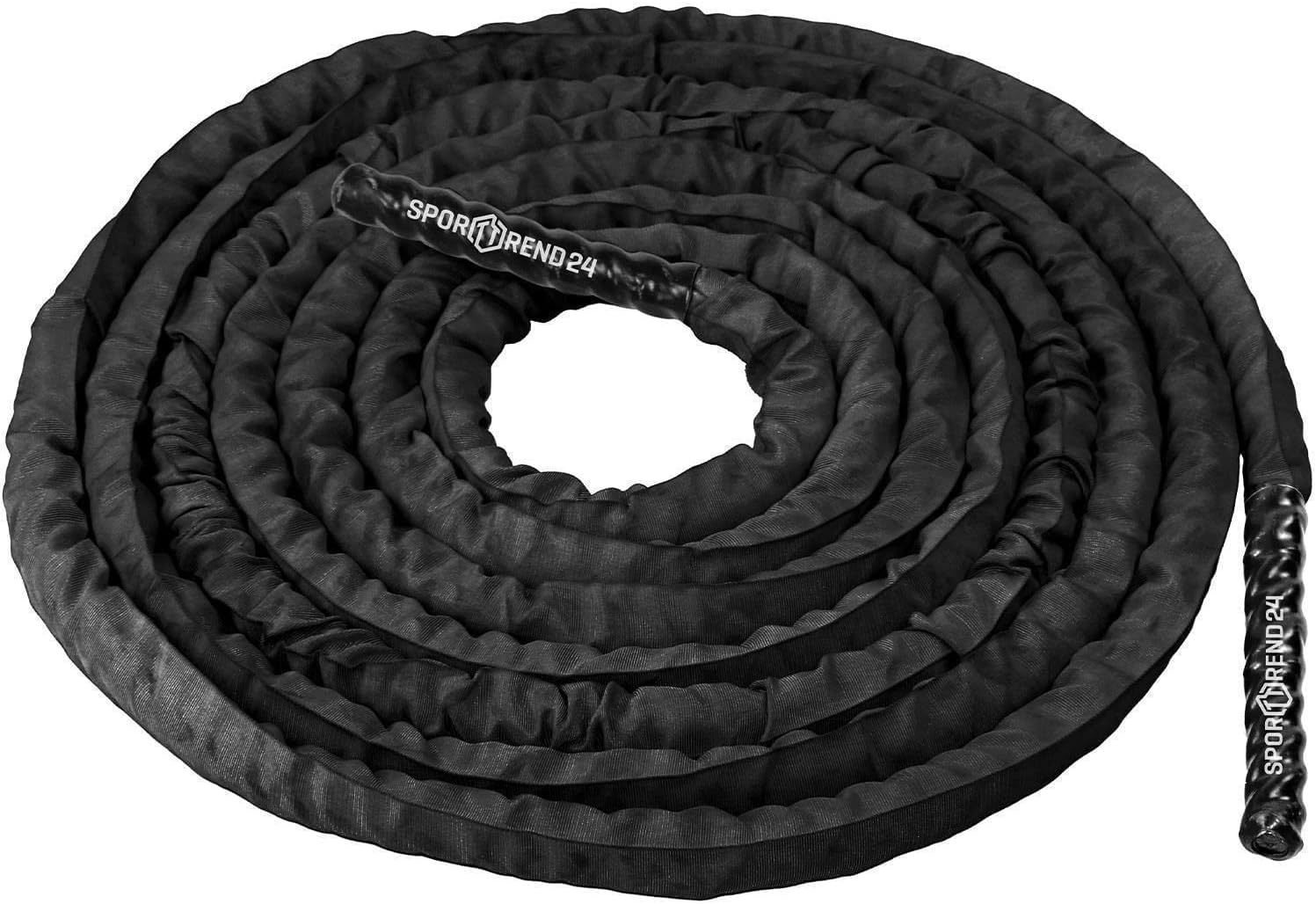 Sporttrend 24® Battle Rope 9m, 12m, 15m, Ø38mm und Ø50mm | Trainingsseil, Fitnessseil, Sportseil Schlagseil