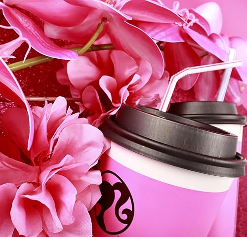 Miniatura 4 de 200 popotes de plástico desechables flexibles, varios colores, a rayas, 8.26 pulgadas de alto, diámetro de 0.197 in