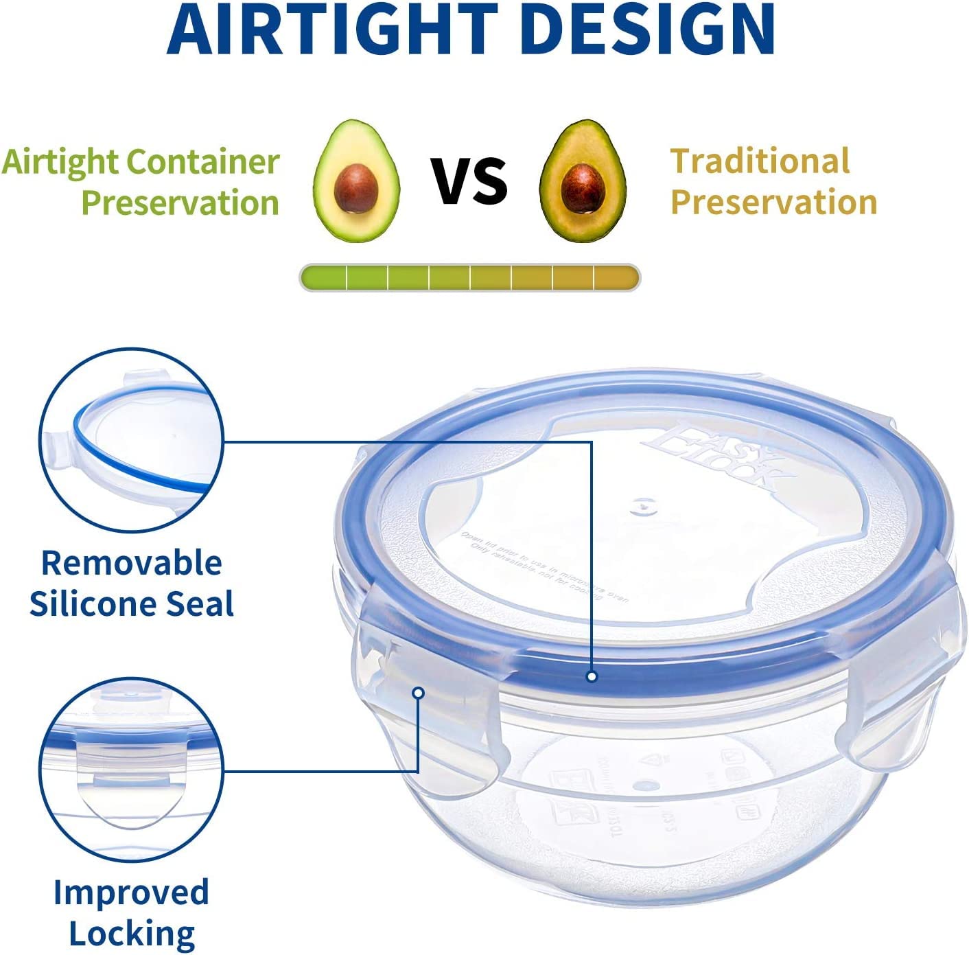 Botes Plastico Con Tapa Juego De 6 Tarros De Plástico Transparente Con Tapa Rosca - Ideales Para Almacenar Comida, Especias O Manualidades Botes Comida Tapa Rosca