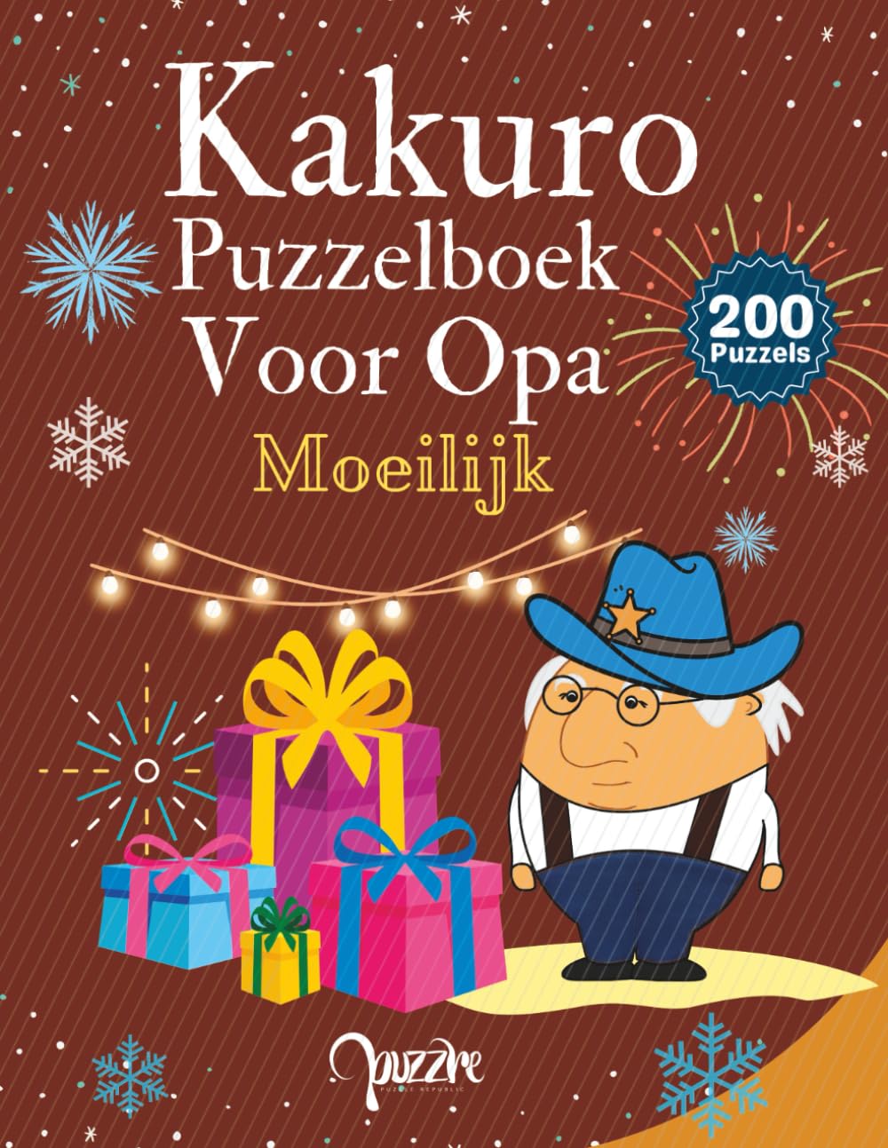Kakuro Puzzelboek Voor Opa Moeilijk: Logische Puzzels Voor Senioren