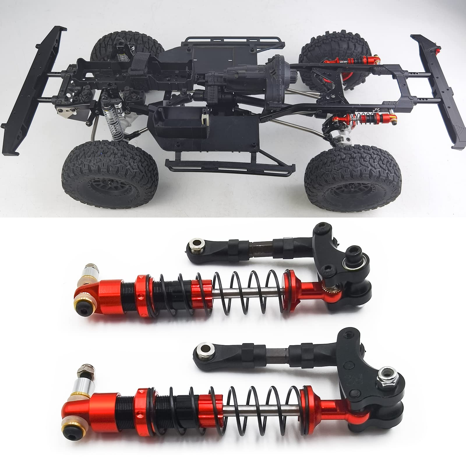 KIT 4 AMMORTIZZATORI ANT POST SKODA ROOMSTER 1.2 TSI 63KW 86CV DA 2010 -> A107 | UK - Foto 2