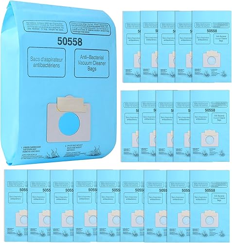 Miniatura 1 de Paquete de 20 bolsas de vacío de repuesto 5055 para recipiente tipo CQ 5055 50555 50557 50558 50403 50410 53291 tipo C-5 C-18 azul