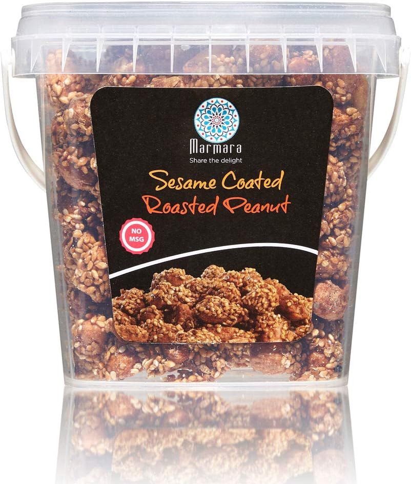 Marmara Roasted Sesame Peanuts Snack Box 8 Oz