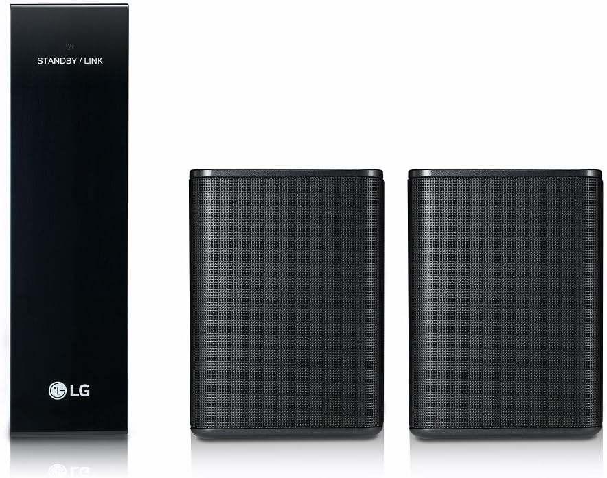 LG SPK8-S Powered Wireless Rear Channel Speakers (Pair) - Black
