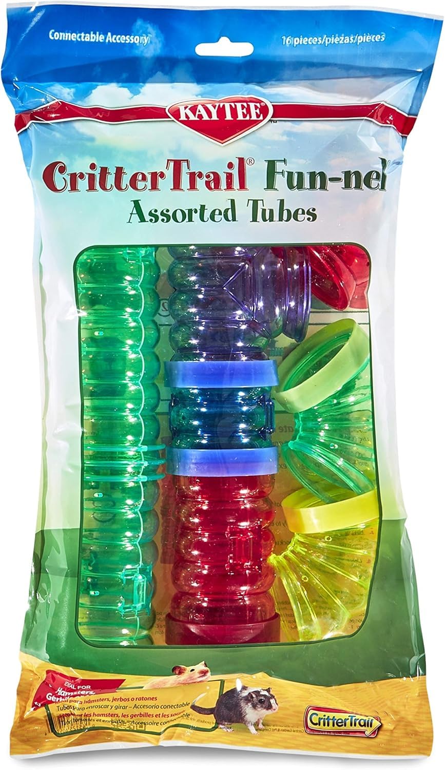 Kaytee Crittertrail Fun-Nels Assorted Tubes 8pk
