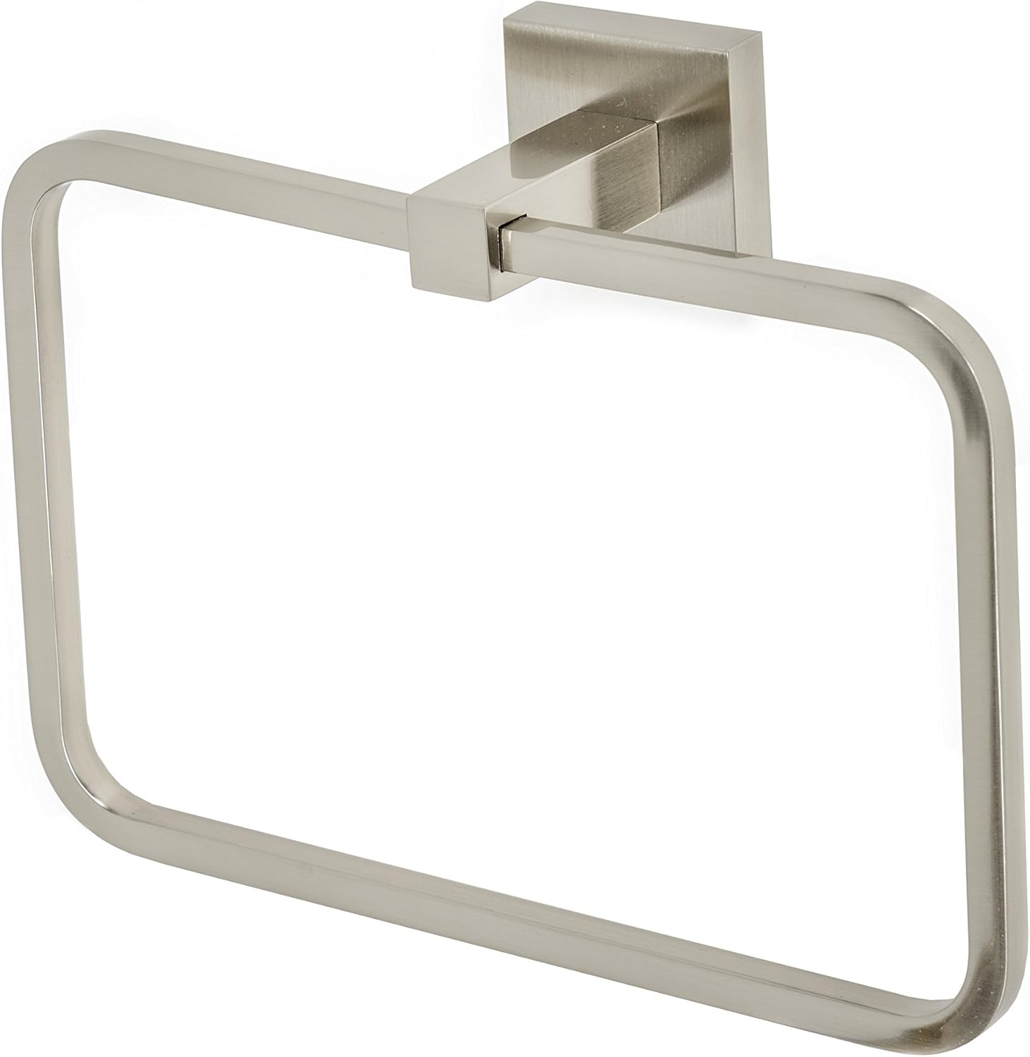 Italia CA3602BN Capri Brushed Nickel Towel Ring