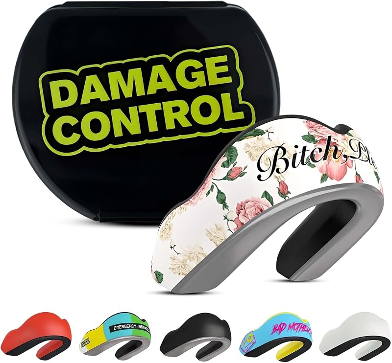 Extreme Impact Sports Mouth Guard w/Case | Boil & Bite Fit, Shock-Absorbing Pads, Ventilated Case – MMA, Boxing, Hockey, Football, Rugby, Lacrosse & BJJ