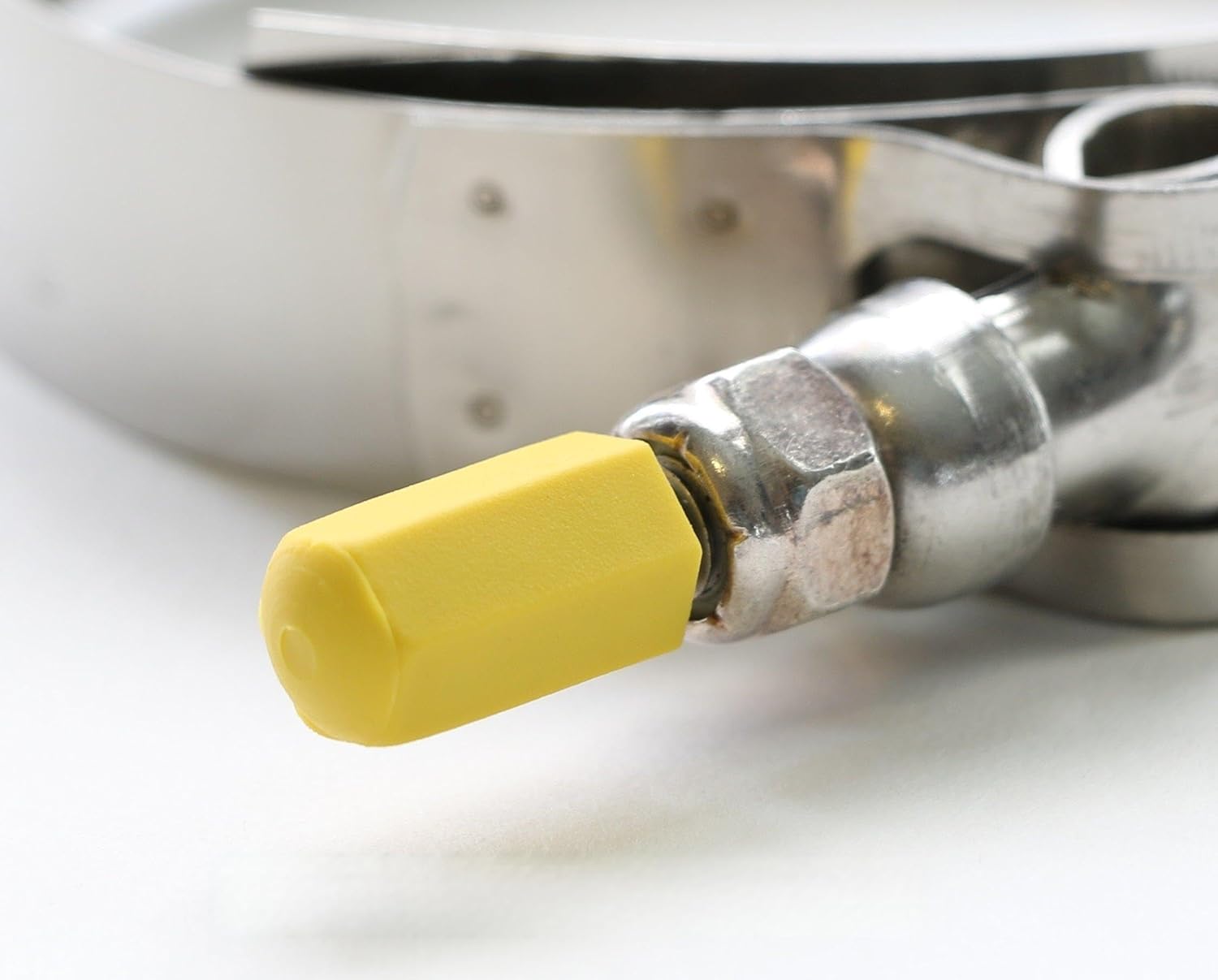 1000 T-Bolt Clamp Stud Covers for 1/4" Diameter Bolts in Bulk Packaging Color: Yellow