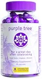 purple tree Post-Celebration Wellness Supplement for Liver Support & Hydration | Liposomal Dihydromyricetin (DHM), L-Glutathione, Milk Thistle, B Vitamins, Minerals, Willow Bark | 30 Pills