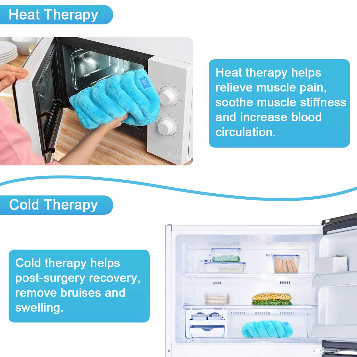 Relief Expert Microwave Heating pad for Lower Back Pain Relief