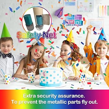 WONKEY TOYS - Parti için Konfeti, Doğum Günü ve Özel Günler Konfetisi, Rengarenk Karnaval Konfeti 30 cm (Rengarenk)