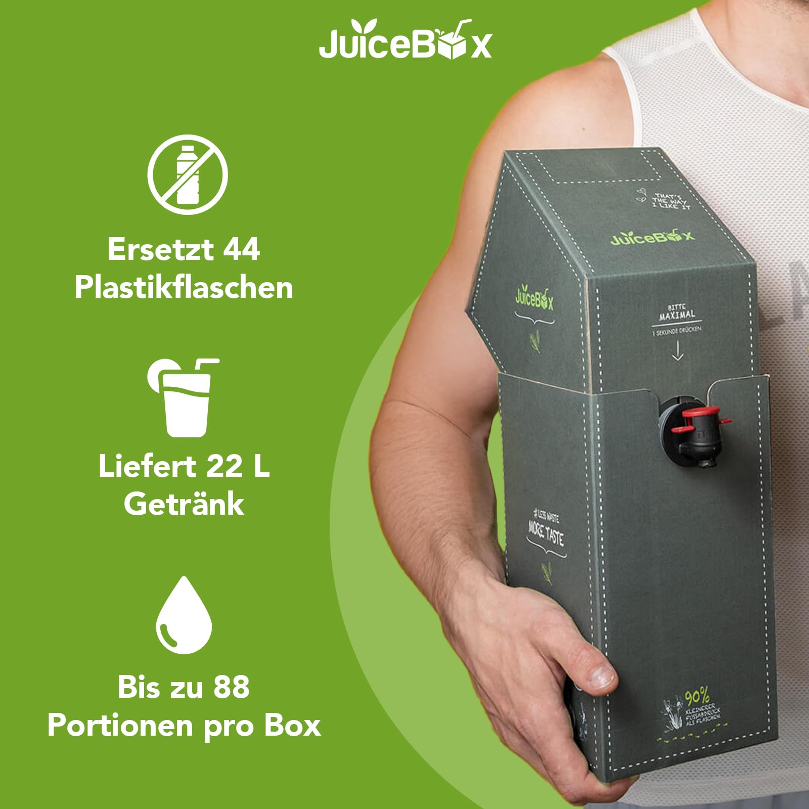 JuiceBox Sirup Original Summerdream – Getränkesirup zum Mischen mit Wasser – 2 L ergibt 22 L fruchtiges Getränk – Vegan & Fruchtig lecker