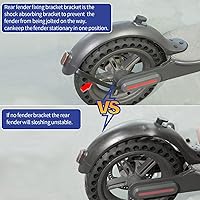 Vista 3 de Guardabarros trasero para scooter compatible con Xiaomi M365 / M365 Pro / 1S / Pro 2 / Essential, soporte guardabarros accesorio para Xiaomi Scooter