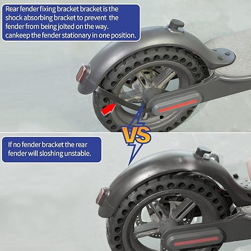 Miniatura 3 de Guardabarros trasero compatible con Xiaomi M365 / M365 Pro / 1S / Pro 2 / Essential, soporte guardabarros, accesorio para Xiaomi Scooter eléctrico