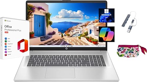 Miniatura 7 de HP Computadora portátil 17, pantalla HD+ de 17.3", procesador Intel Core i3-1125G4 de 11 generación, 16 GB de RAM, SSD de 1 TB, Wi-Fi, HDMI, cámara