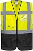 Portwest Warsaw Executive Hi-Vis Vest Visibility Reflective Safety Security Work Top