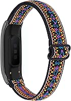 Vista 17 de Nigaee Correas de cuero genuino y bandas elásticas de nailon compatibles con Samsung Galaxy Fit2, correas deportivas suaves y transpirables