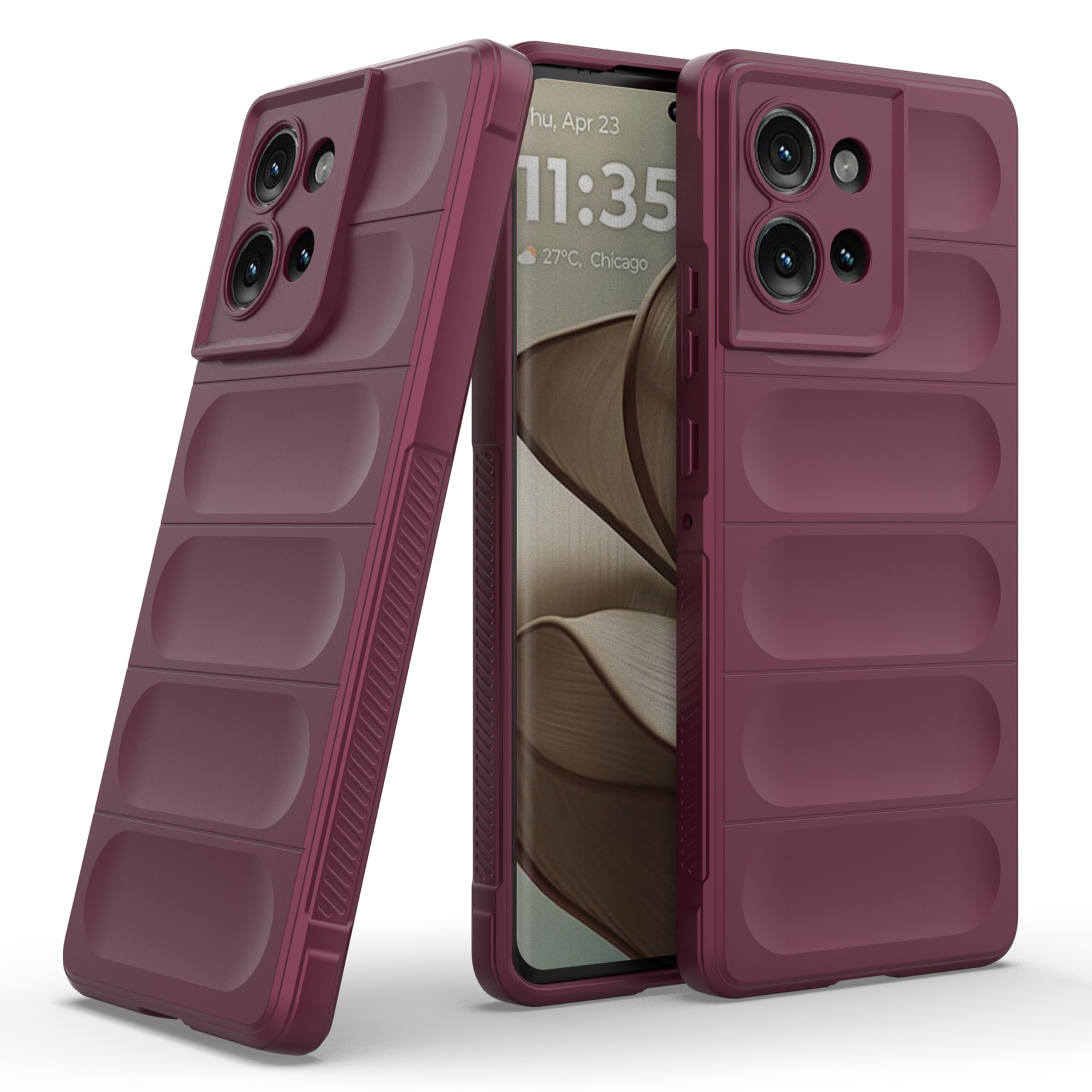 Zapcase Back Case Cover for Motorola Edge 50 5G | Compatible for Motorola Edge 50 5G Back Case Cover | Liquid Silicon Case for Motorola Edge 50 5G with Camera Protection |Plum (B0DDXQ29D1) Amazon Price History, Amazon Price Tracker