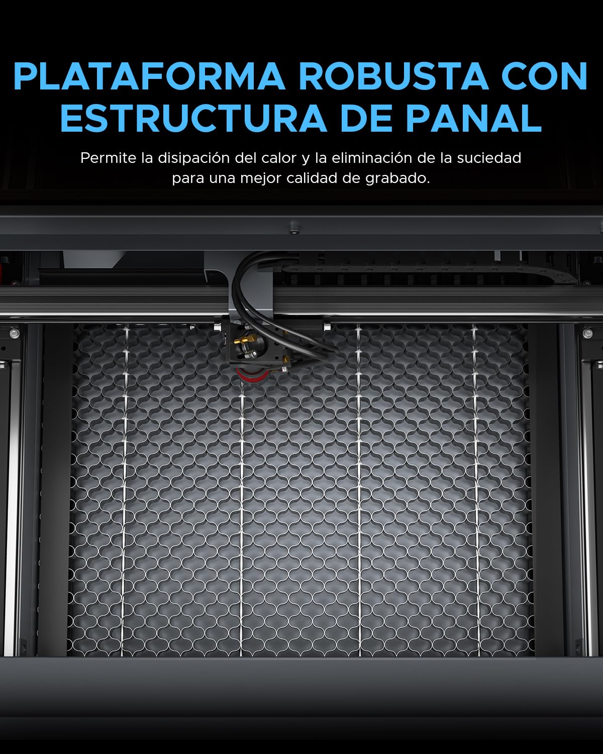 OMTech K40+ Grabador Láser CO2, 30 X 20 CM, 40W Máquina de Grabado Láser con Cabezal Láser Ajustable, Asistencia de Aire, para Vidrio, Madera, Más (30 X 20 CM)