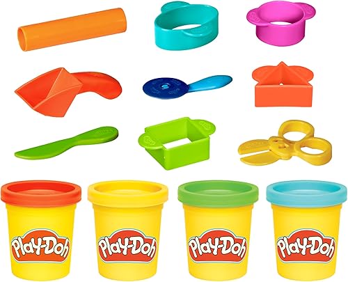 Miniatura 2 de Play-Doh - Set de inicio de 9 piezas con bolsa de almacenamiento y 4 latas de compuesto para modelar, manualidades y artesanías para niños
