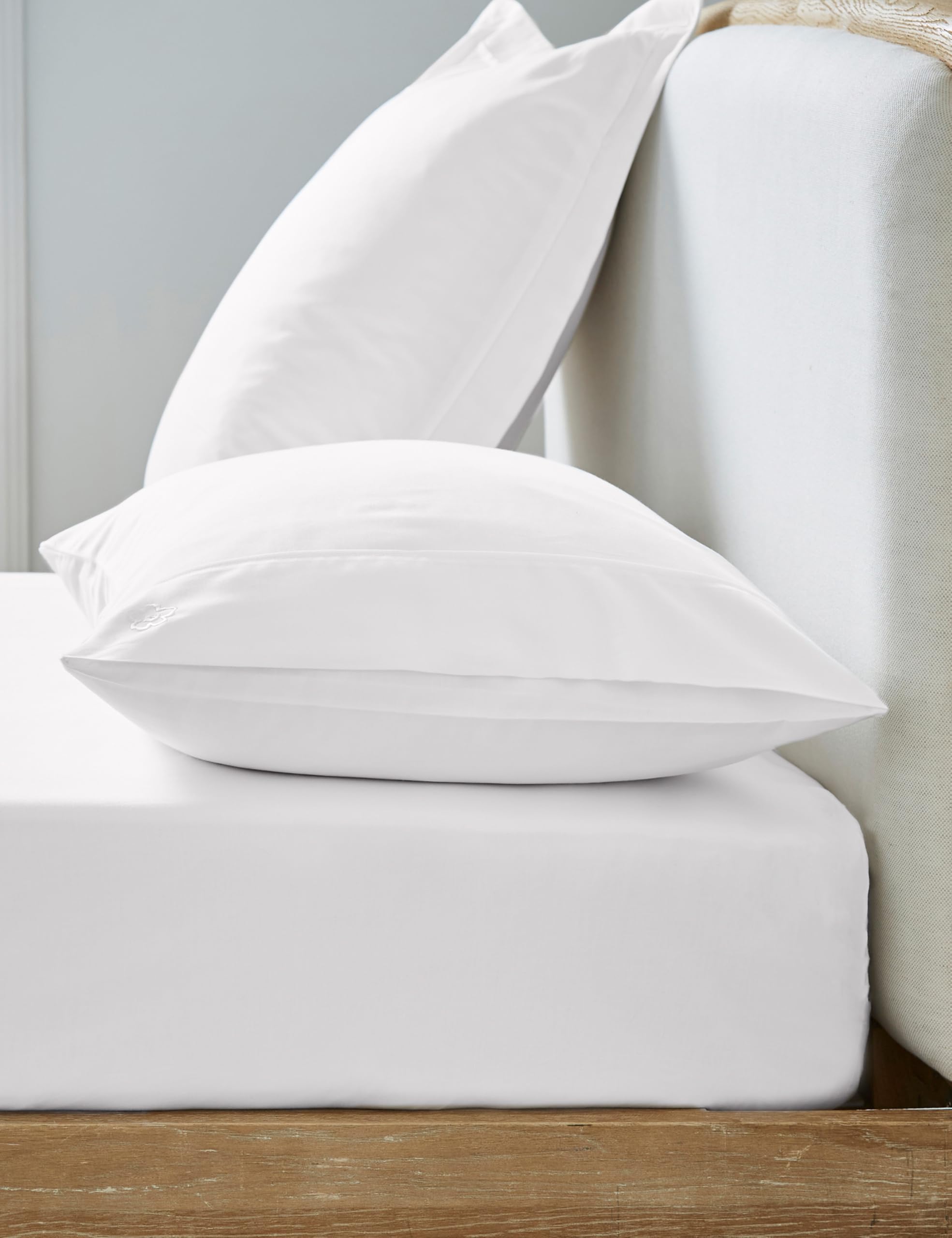 Ted Baker White Plain Dye Fitted Sheet