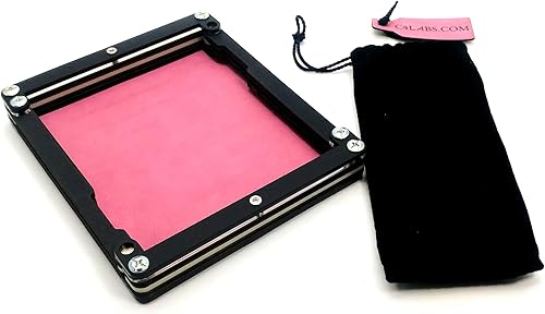 C4Labs Bandeja de bolsillo de viaje - Bandeja de dados plegable (rosa)
